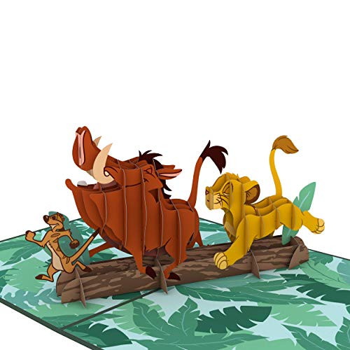 Lovepop Disney The Lion King No Worries Pop Up Card Birthday Card Lion King Card Disney Pop Up Card 3D Card Pop Up Greeting Cards Cards for Kids Lovepop Disney The Lion King No Worries Pop Up Card Birthday Card Lion King Card Disney Pop Up Card 3D Card Pop Up Greeting Cards Cards for Kids
