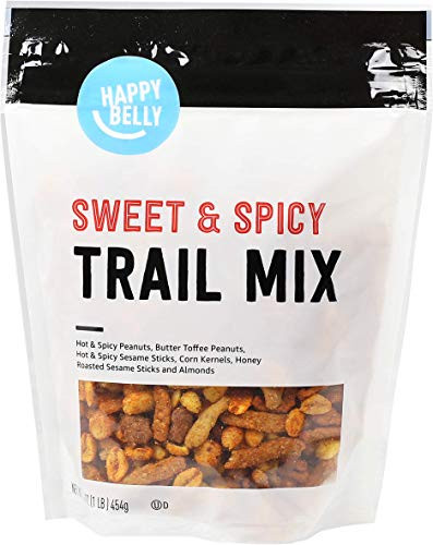 Amazon Brand  Happy Belly Sweet  Spicy Trail Mix 16 Ounce Pack of 2