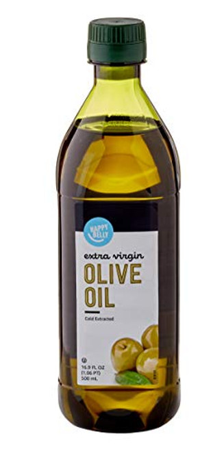 Amazon Brand Happy Belly Extra Virgin Olive Oil Mediterranean Blend 169 fl oz 500mL Amazon Brand Happy Belly Extra Virgin Olive Oil Mediterranean Blend 169 fl oz 500mL