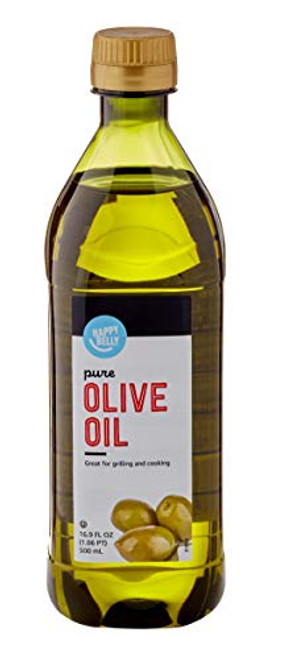 Amazon Brand Happy Belly Olive Oil Mediterranean Blend 169 Fl Oz 500mL Amazon Brand Happy Belly Olive Oil Mediterranean Blend 169 Fl Oz 500mL