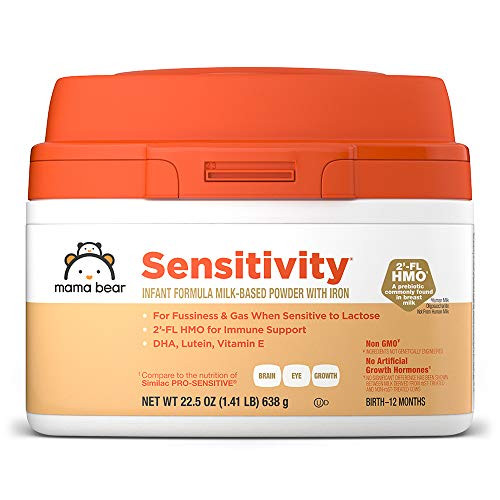 Amazon Brand  Mama Bear Sensitivity MilkBased Powder Infant Formula with Iron 225 Ounces