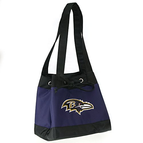 NFL Baltimore Ravens Womens Fashion Insulated Lunch Tote with Embroidered Logo by Little Earth NFL Baltimore Ravens Womens Fashion Insulated Lunch Tote with Embroidered Logo by Little Earth
