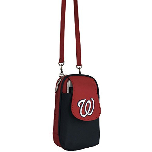 Charm14 MLB Washington Nationals Crossbody Cell Phone Purse XL Fits All Phones Charm14 MLB Washington Nationals Crossbody Cell Phone Purse XL Fits All Phones