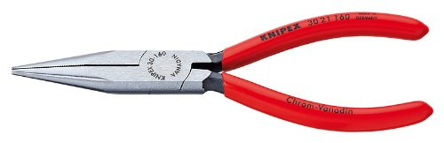 KNIPEX Tools  Long Nose Pliers Half Round Tips 3021140
