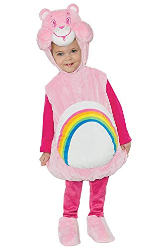Kids Officially Licensed Care Bears Cheer Bear Toddler Costume Kit for Dress Up and Halloween  Care Bears Cheer Bear White