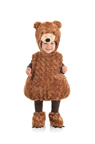 UNDERWRAPS Kids Toddlers Teddy Bear Belly Babies Costume Childrens Costume Brown Extra Small XSmall