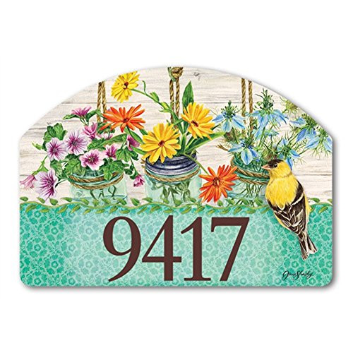 Magnet Works Yard DeSign  Goldfinch on Jar
