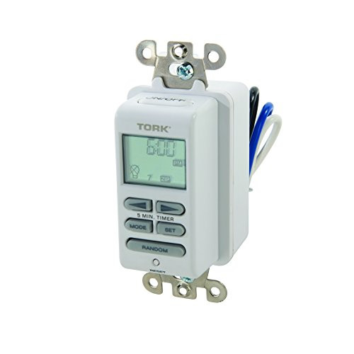 TORK SA170 15 Amp ZipSet Digital Wall Switch Timer