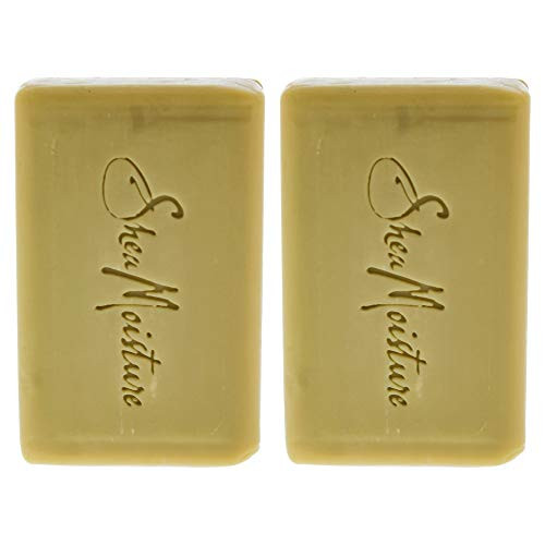 SHEA MOISTURE Organic Raw Shea Butter Soap Antiaging Face  Body Pack Of 2 35 Oz