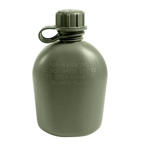 Military Outdoor Clothing US Military Canteen Olive Drab 2Quart