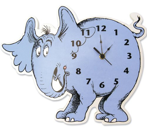 Dr Seuss Horton Wall Clock