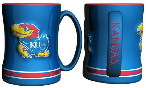 Kansas Jayhawks 15 oz Relief Mug  Royal