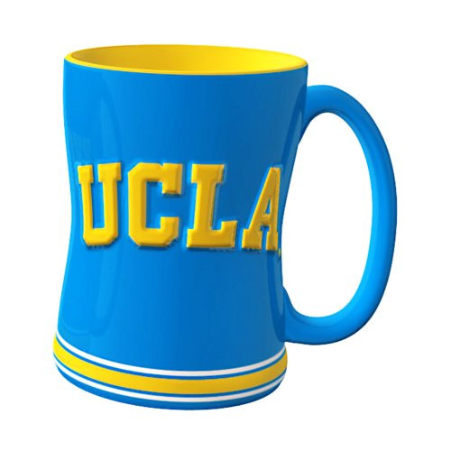 NCAA UCLA Bruins Sculpted Relief Mug 14Ounce
