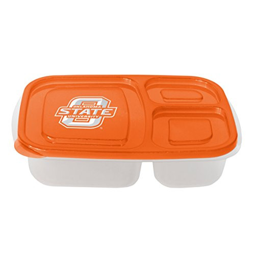 Boelter Brands NCAA Oklahoma State Cowboys Lunch Container with Lid Lid Orange 6