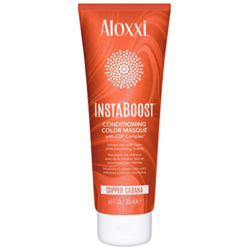 ALOXXI InstaBoost Color Depositing Conditioning Masque Copper Cabana  Instant Temporary Hair Color Dye  Hair Color Masque for Deep Conditioning  Paraben  GlutenFree  Copper Cabana  68 Fl Oz