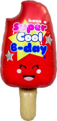 Northstar 34 Cool Birthday Popsicle Foil Balloon Multicolor