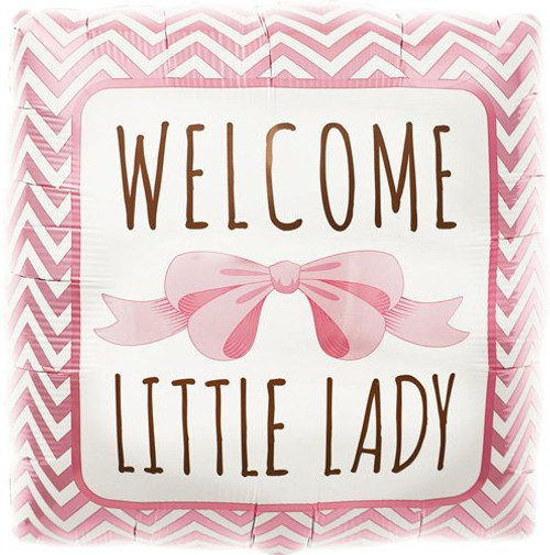 Northstar 18 Welcome Little Lady Foil Balloon Multicolor Northstar 18 Welcome Little Lady Foil Balloon Multicolor