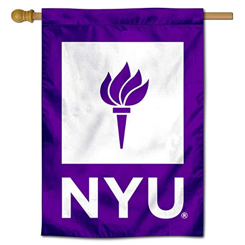 College Flags  Banners Co New York Violets Two Sided and Double Sided House Flag