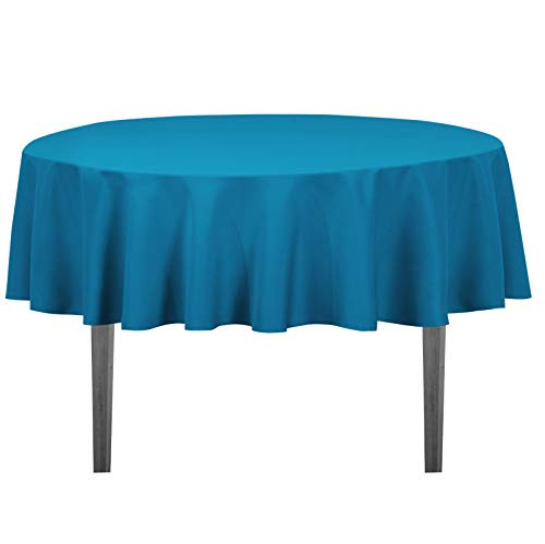 LinenTablecloth 70Inch Round Polyester Tablecloth Caribbean