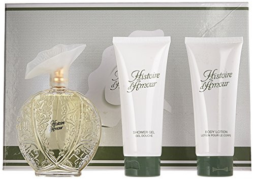 Aubusson Histoire Damour 3 Piece Set 34 Ounce Eau de Toilette Spray Plus Body Lotion Plus Shower Gel