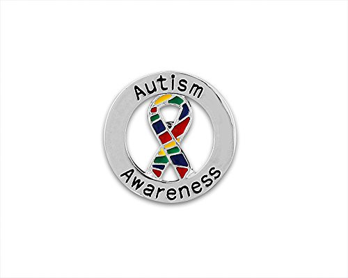 Fundraising For A Cause Round Autism Awareness Ribbon Pins Bulk Inexpensive AutismAspergers Ribbon Lapel Pins for Fundraisers Promotional Item in a Gift Box 1 Pin Fundraising For A Cause Round Autism Awareness Ribbon Pins Bulk Inexpensive AutismAspergers Ribbon Lapel Pins for Fundraisers Promotional Item in a Gift Box 1 Pin
