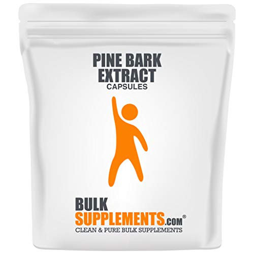 BulkSupplements Pine Bark Extract 100 Gelatin Capsules BulkSupplements Pine Bark Extract 100 Gelatin Capsules