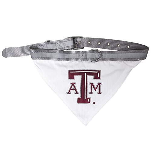 Pets First Collegiate Pet Accessories Collar Bandana Texas AM Aggies Large