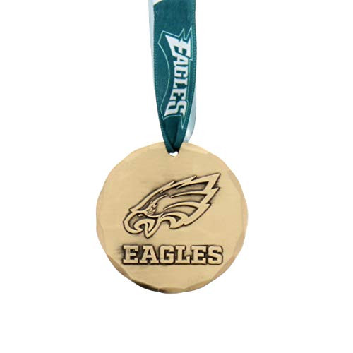 Wendell August Philadelphia Eagles Small Round Ornament Bronze Wendell August Philadelphia Eagles Small Round Ornament Bronze