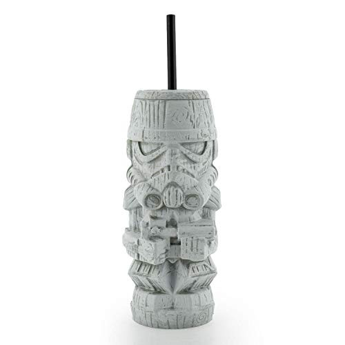 Geeki Tikis Star Wars Stormtrooper Tumbler  Official Star Wars Collectible Plastic Tiki Style Cup  Holds18 Ounces