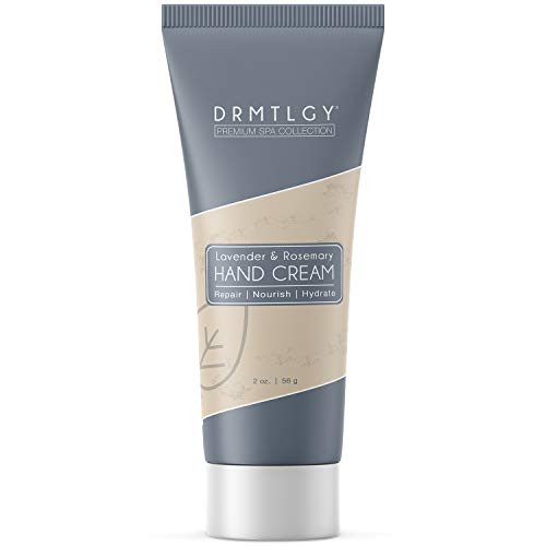 DRMTLGY Hand Cream Shea Butter Lotion for Dry Hands with Lavender  Rosemary NonGreasy Hand Moisturizer