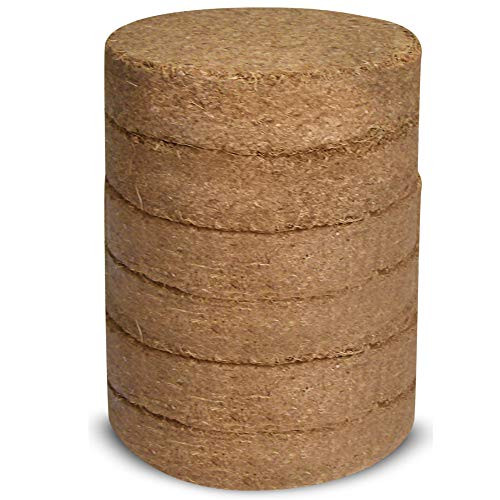 Fiber Soil (12 Quarts) Organic Potting Soil + Hydrating Bag = Healthy Plants. For Planting Indoor Container House Plants, Seed Starting, Herbs, Succulents, Wheatgrass, Microgreens | Easy-to-Store.