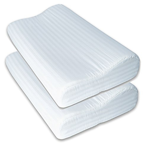 Omer More Comfort 2 Pack Memory Foam Cotton Cover Pillow236x142x4735 Sleep Better Contour Bed Pillow