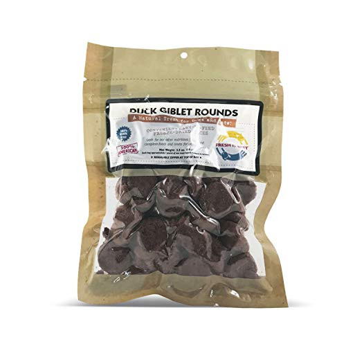 Fresh Is Best Freeze Dried Raw Duck Giblets Dog  Cat Treats Duck Giblets