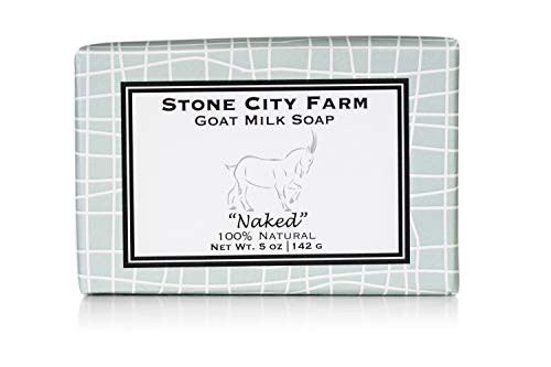 Unscented Goat Milk Soap  100 Natural 5 oz Bar  Naked