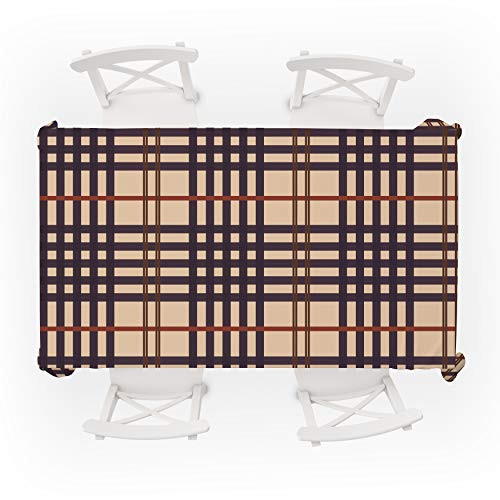 AS Creavention Modern Printed Theme Design Table Cover 80x60 1pc Square Draw