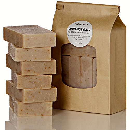 SIMPLICI Cinnamon Oats Soap Value Bag 6 Bars