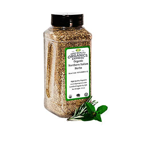 HQOExpress  Organic Northern Italian Seasoning  12 oz Chef Jar