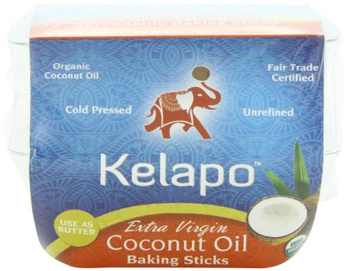 Kelapo Extra Virgin Coconut Oil Baking Sticks 8Ounce