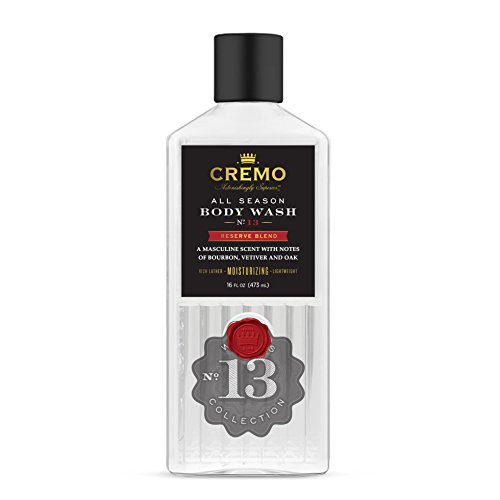 Cremo RichLathering Reserve Blend Body Wash An Elevated Blend with Notes of Kentucky Bourbon Smoked Vetiver and American Oak 16 Oz