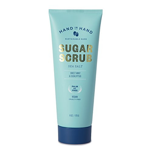 Hand In Hand Sugar Scrub Sea Salt Sweet Mint Eucalyptus 6 Ounce