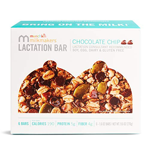 Milkmakers Lactation Bars Chocolate Chip 6 Count Milkmakers Lactation Bars Chocolate Chip 6 Count