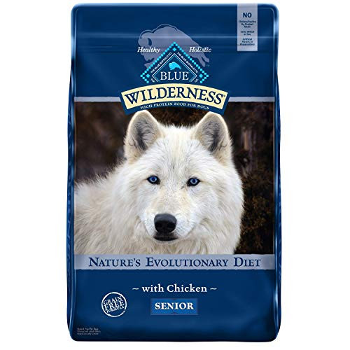 Blue Buffalo Wilderness High Protein Natural Senior Dry Dog Food Chicken 11lb