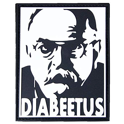 Violent Little Machine Shop  Diabeetus Morale Patch PVC Circle Patches Velcro