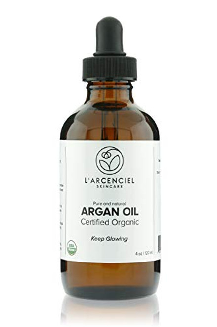 Organic Argan Oil 4 oz by Larcenciel Skincare 100 Pure and Natural Cold Pressed USDA Certified Organic Moisturizer for Face Hair Skin and Nails Organic Argan Oil 4 oz by Larcenciel Skincare 100 Pure and Natural Cold Pressed USDA Certified Organic Moisturizer for Face Hair Skin and Nails