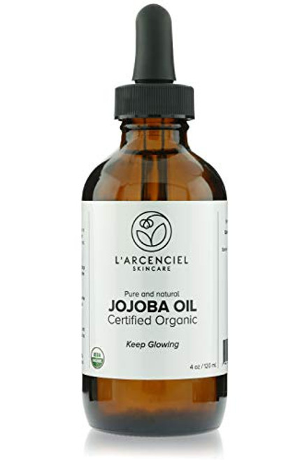 Organic Jojoba Oil 4 oz by Larcenciel Skincare 100 Pure and Natural Cold Pressed USDA Certified Organic Moisturizer for Face Hair Skin and Nails Organic Jojoba Oil 4 oz by Larcenciel Skincare 100 Pure and Natural Cold Pressed USDA Certified Organic Moisturizer for Face Hair Skin and Nails