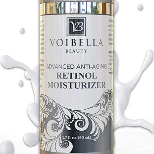 Advanced Organic Retinol Night Cream  Best Natural AntiAging Facial Moisturizer For Women  AntiWrinkle Dark Spot Remover Collagen Booster Pore Refining  Brightening Treatment For Face  Neck