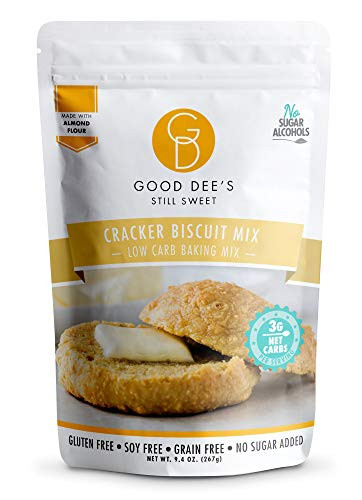 Good Dees Cracker Biscuit Mix  Low carb Keto friendly Sugar Free Gluten free Sugar Alcohol Free Atkins friendly Diabetic friendly WW Friendly 3g net carbs  10 servings