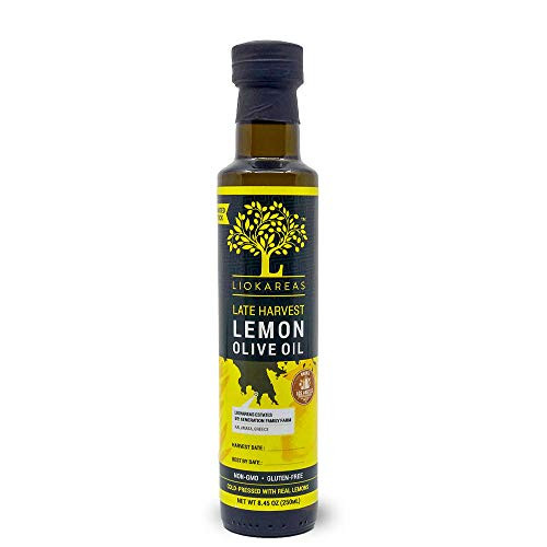 Lemon Olive Oil Greek Extra Virgin Olive Oil Cold Pressed W Lemons Organic NonGMO Paleo Keto Single Sourced First Pressed No Artificial Flavor 2020 International Award Winner Lemon Olive Oil Greek Extra Virgin Olive Oil Cold Pressed W Lemons Organic NonGMO Paleo Keto Single Sourced First Pressed No Artificial Flavor 2020 International Award Winner