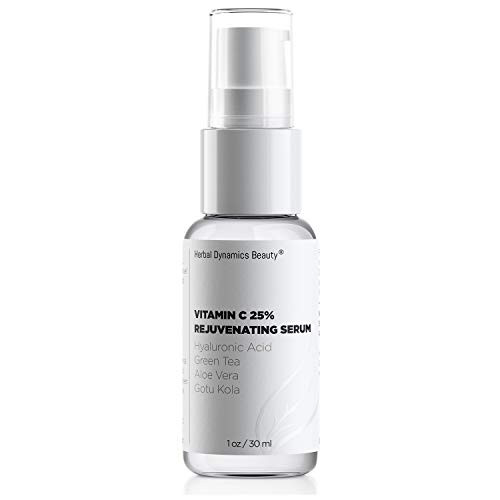 HD Beauty Brightening Serum with Vitamin C and Hyaluronic Acid 25 Vitamin C Green Tea and Vitamin B5 for AntiAging Rejuvenating Radiance and Facial Evenness 1 oz HD Beauty Brightening Serum with Vitamin C and Hyaluronic Acid 25 Vitamin C Green Tea and Vitamin B5 for AntiAging Rejuvenating Radiance and Facial Evenness 1 oz