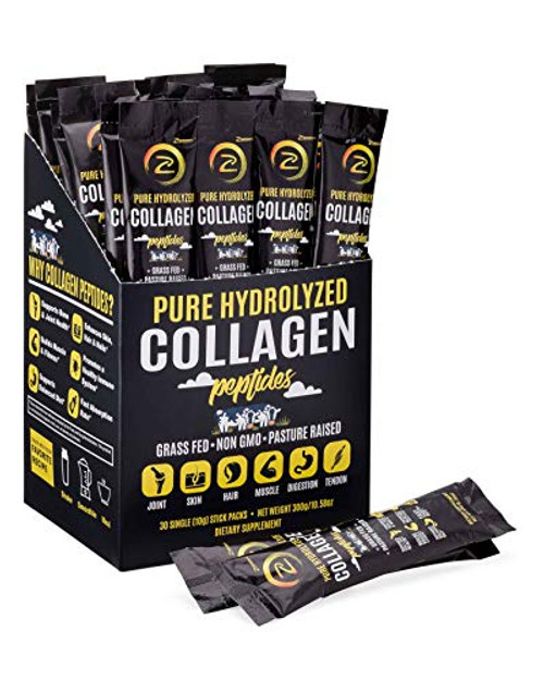Premium Hydrolyzed Collagen Peptides NonGMO GrassFed GlutenFree Pasture Raised Cattle?Unflavored and Easy to Mix 100 Pure Ultimate Collagen Powder 30 Travel Packs Premium Hydrolyzed Collagen Peptides NonGMO GrassFed GlutenFree Pasture Raised Cattle?Unflavored and Easy to Mix 100 Pure Ultimate Collagen Powder 30 Travel Packs
